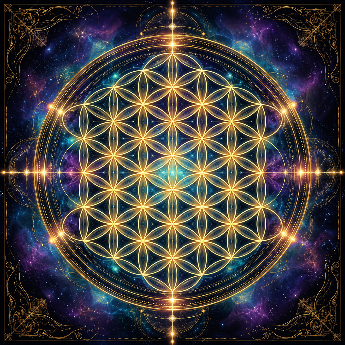 Flower of life Tapestry